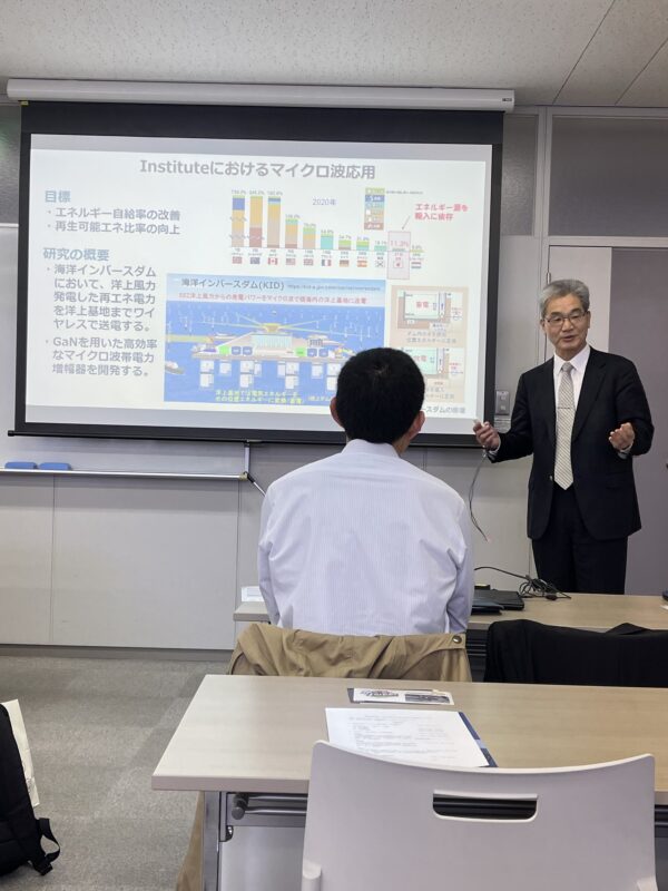 当協会執行役員 葛原正明先生が 関西学院大学 Subtainable Energy Institute 研究会にて講演致しました。